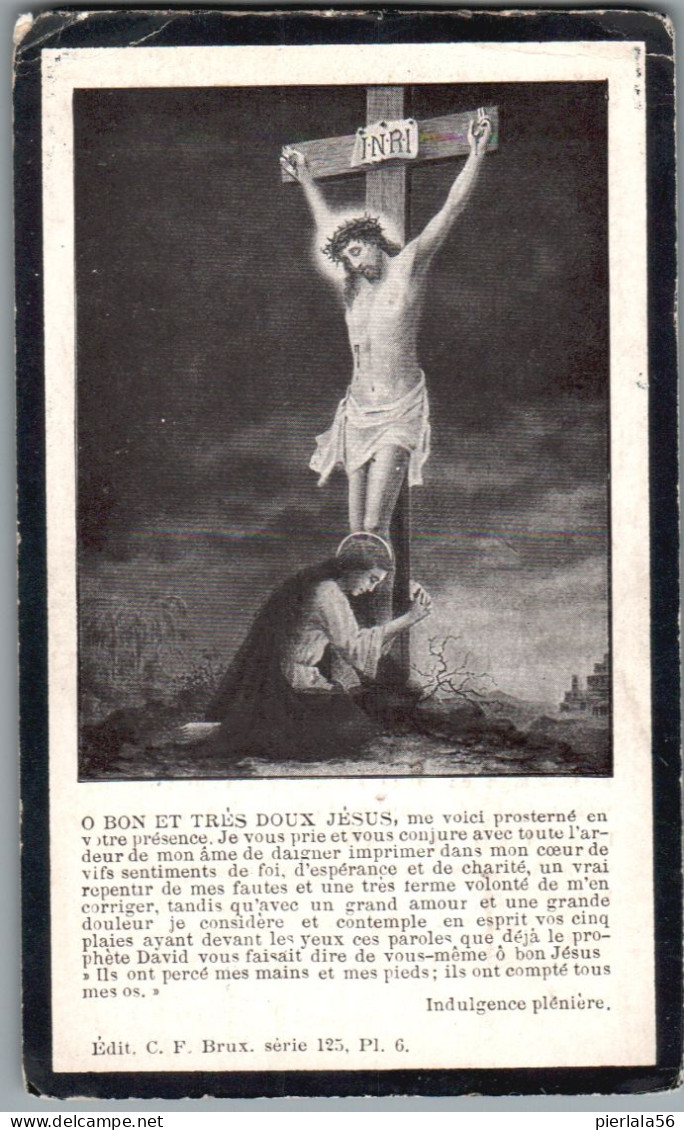 Bidprentje Wortegem - Bettens Odila (1876-1922) - Devotion Images