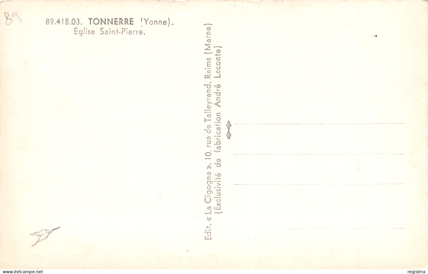 89-TONNERRE-N°T2530-B/0177 - Tonnerre