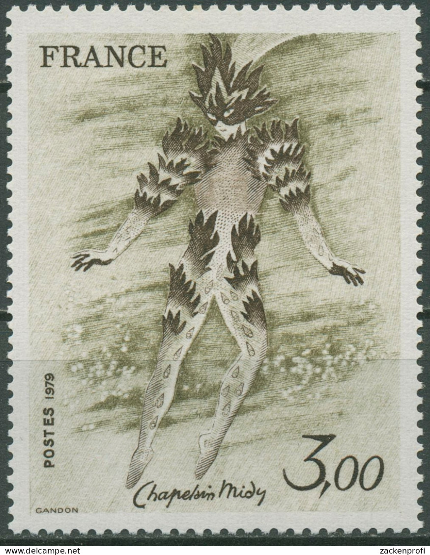 Frankreich 1979 Zeitgenössische Kunst Oper Die Zauberflöte 2185 Postfrisch - Unused Stamps