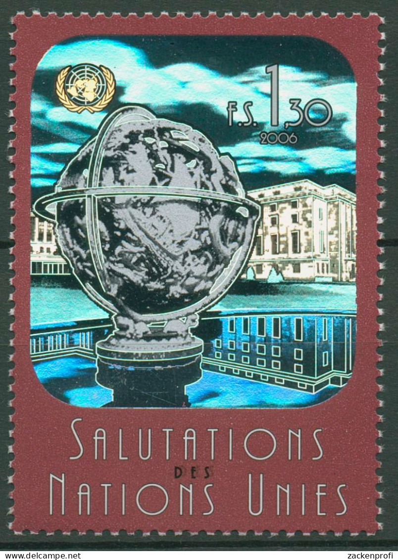 UNO Genf 2006 Palais Des Nations Genf Hologrammfolie 536 Postfrisch - Ungebraucht