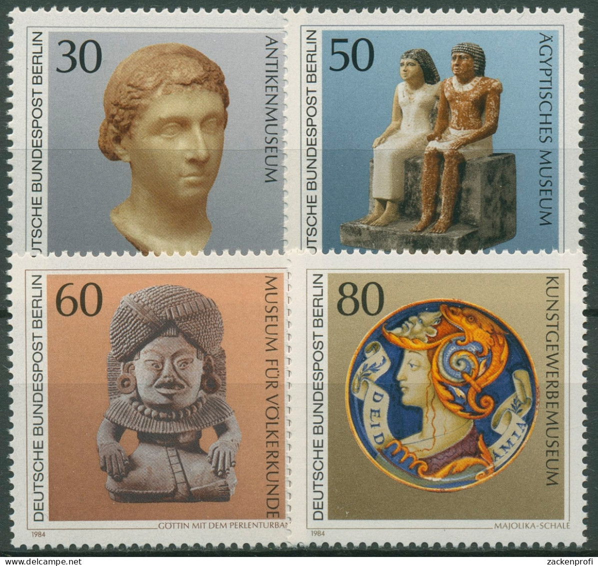 Berlin 1984 Kunstschätze Skulpturen 708/11 Postfrisch - Unused Stamps