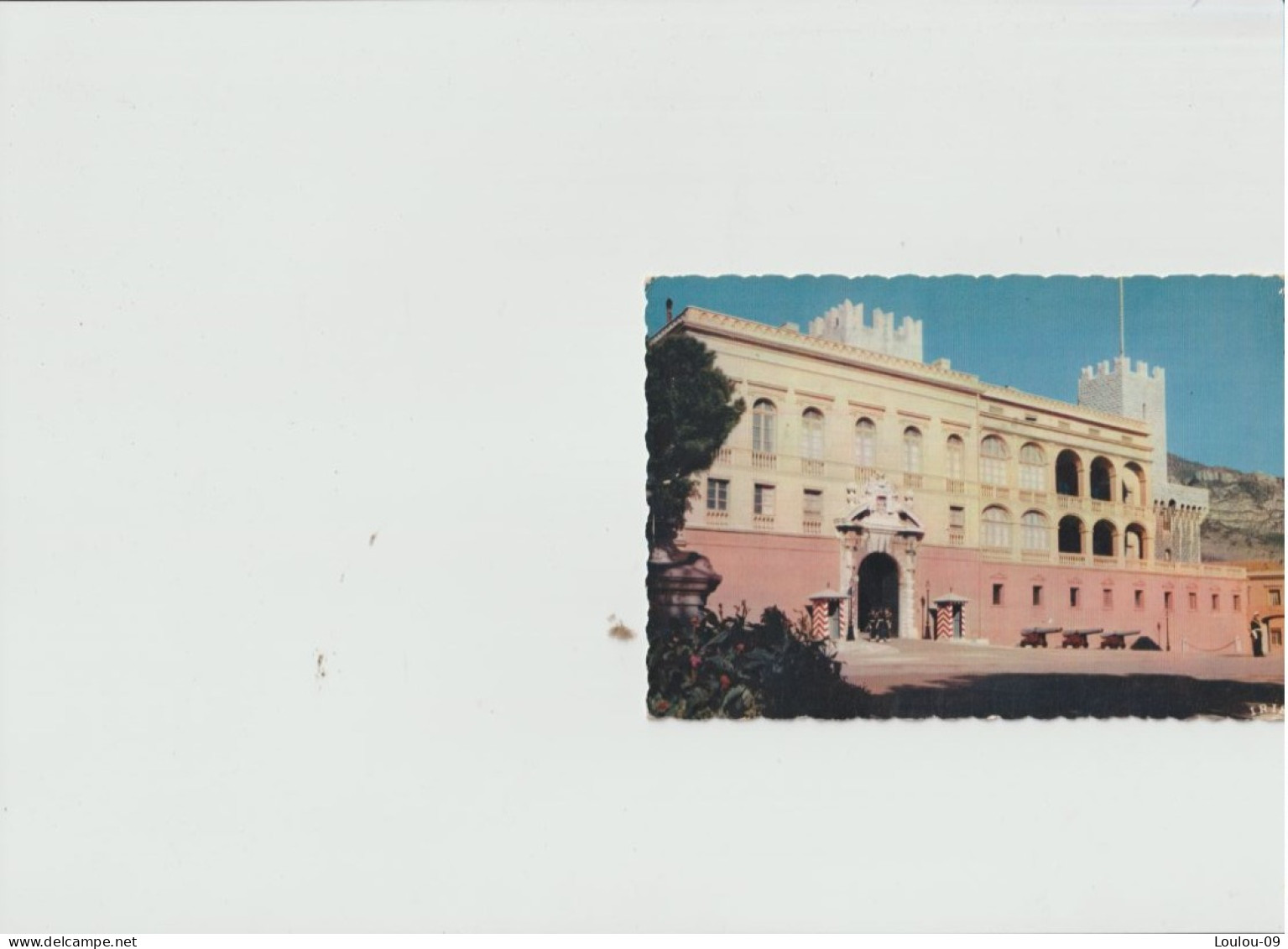 Monaco -1955-le Palais- - Palais Princier