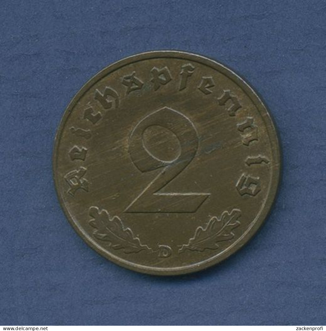 Deutsches Reich 2 Reichspfennig 1936 D, J 362 Vz+ (m3656) - 2 Reichspfennig