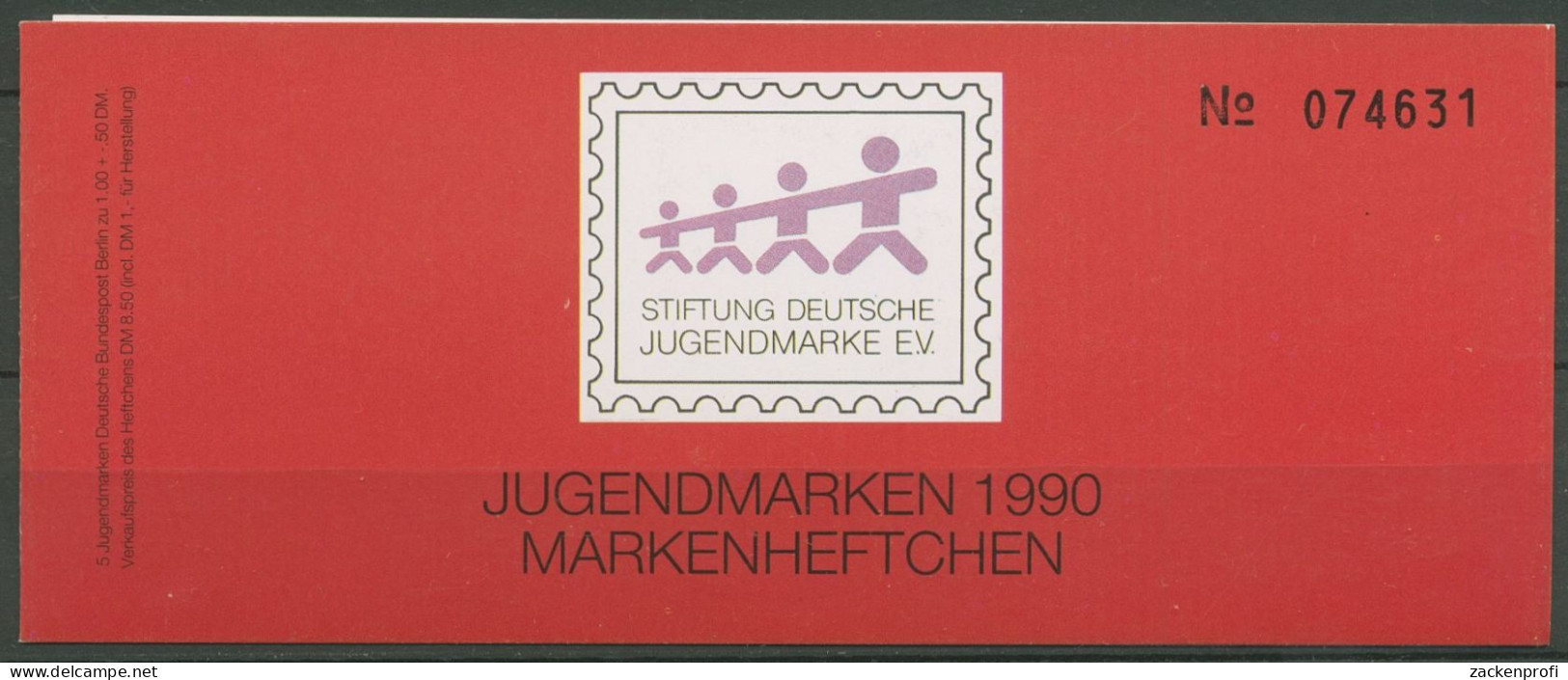 Berlin Jugendmarke 1990 Max & Moritz Markenheftchen 871 MH Postfrisch (C60184) - Markenheftchen
