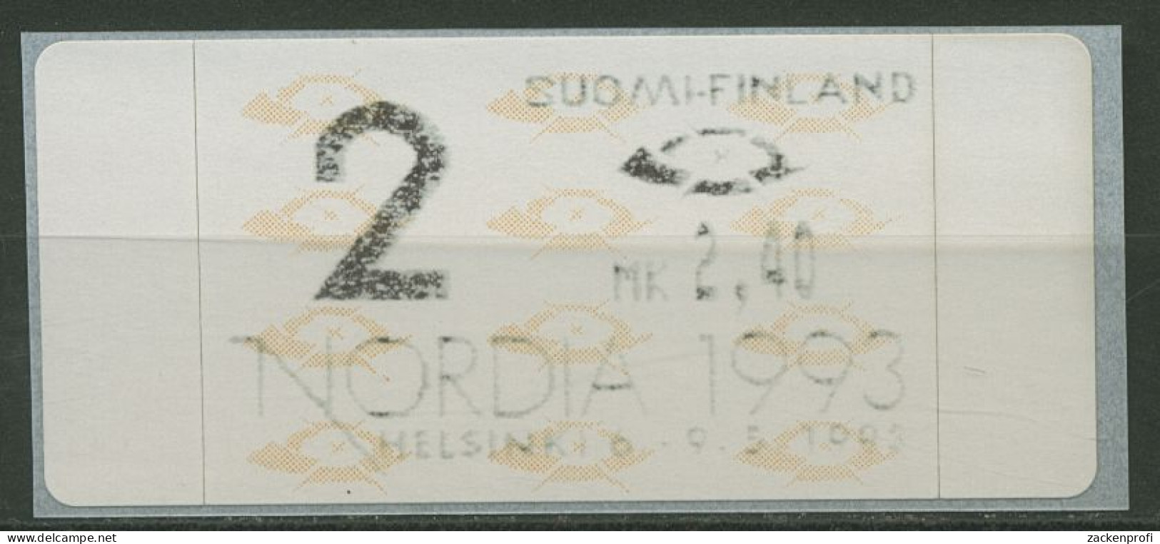 Finnland ATM 1993 Posthörner Einzelwert ATM 12.5 Z2 Postfrisch - Machine Labels [ATM]