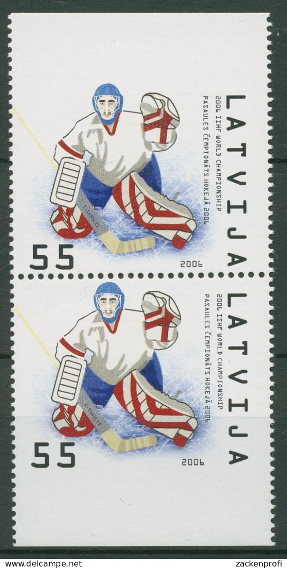 Lettland 2006 Eishockey-WM Riga 667 D/D Postfrisch - Lettland