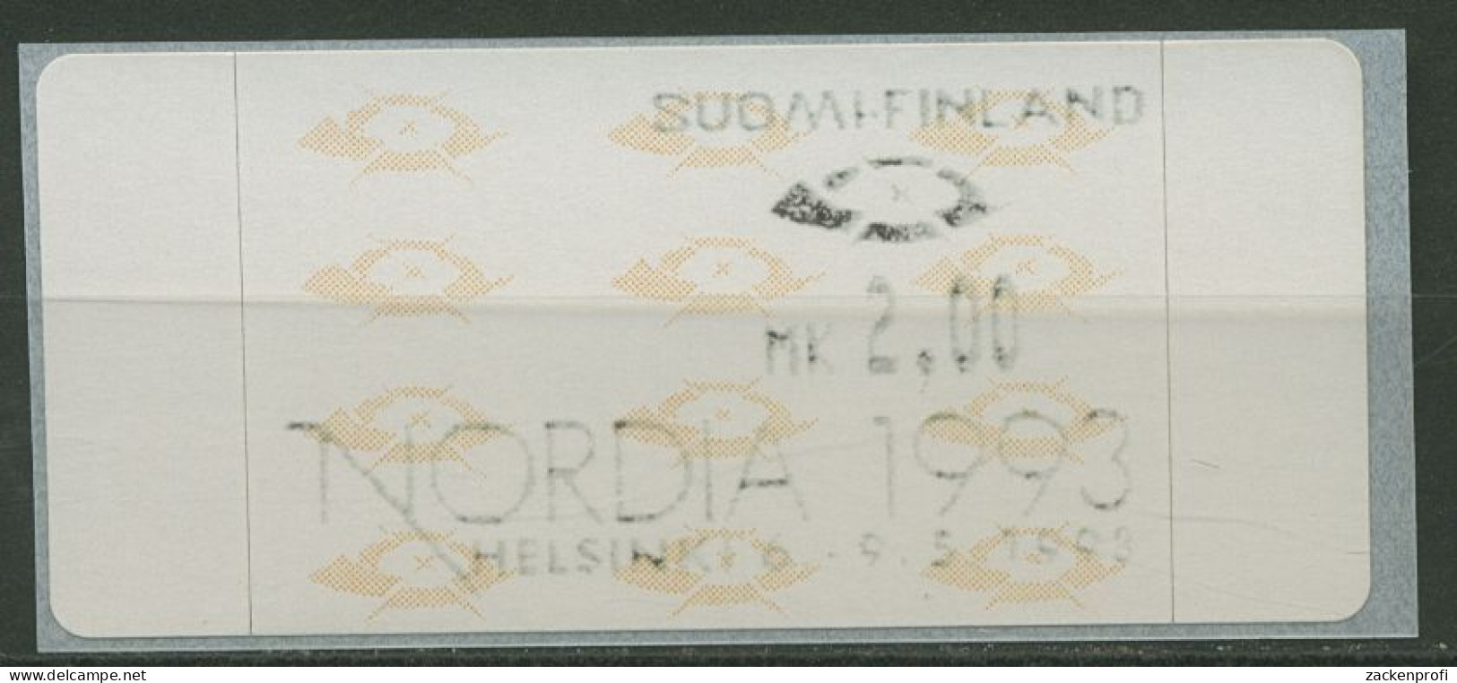 Finnland ATM 1993 Posthörner Einzelwert ATM 12.5 Z1 Postfrisch - Machine Labels [ATM]