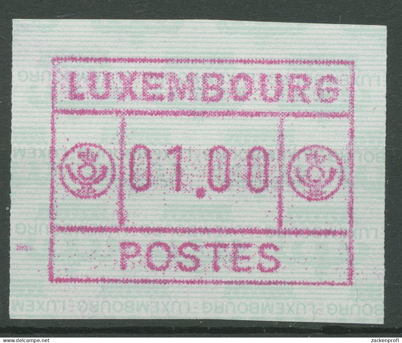 Luxemburg ATM 1992 Automatenmarke Einzelwert ATM 3 Postfrisch - Vignettes D'affranchissement