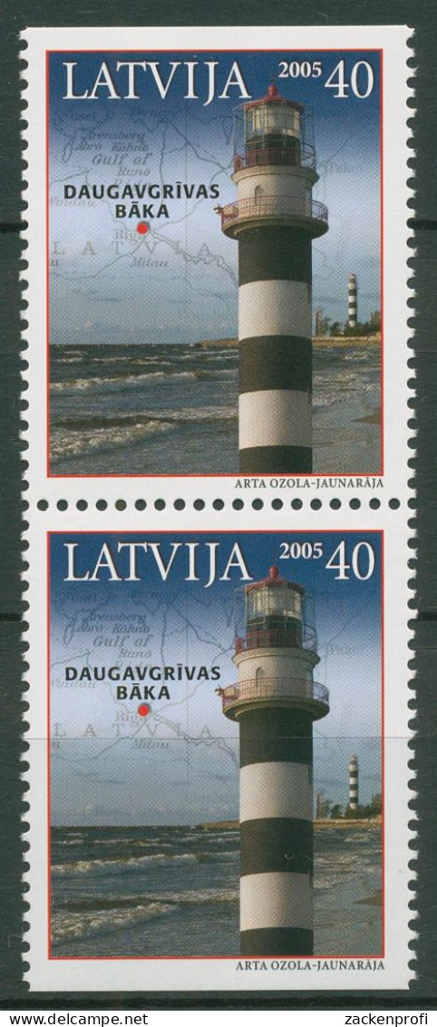 Lettland 2005 Bauwerke Leuchtturm Dünamünde 645 D/D Postfrisch - Lettonie