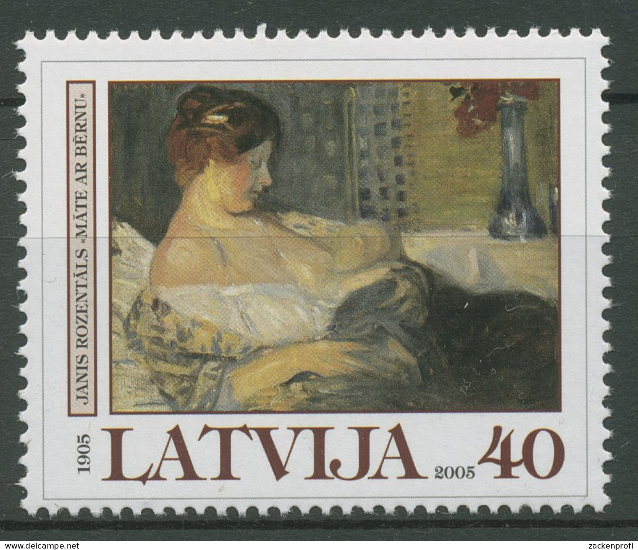 Lettland 2005 Kunst Gemälde 636 A Postfrisch - Latvia