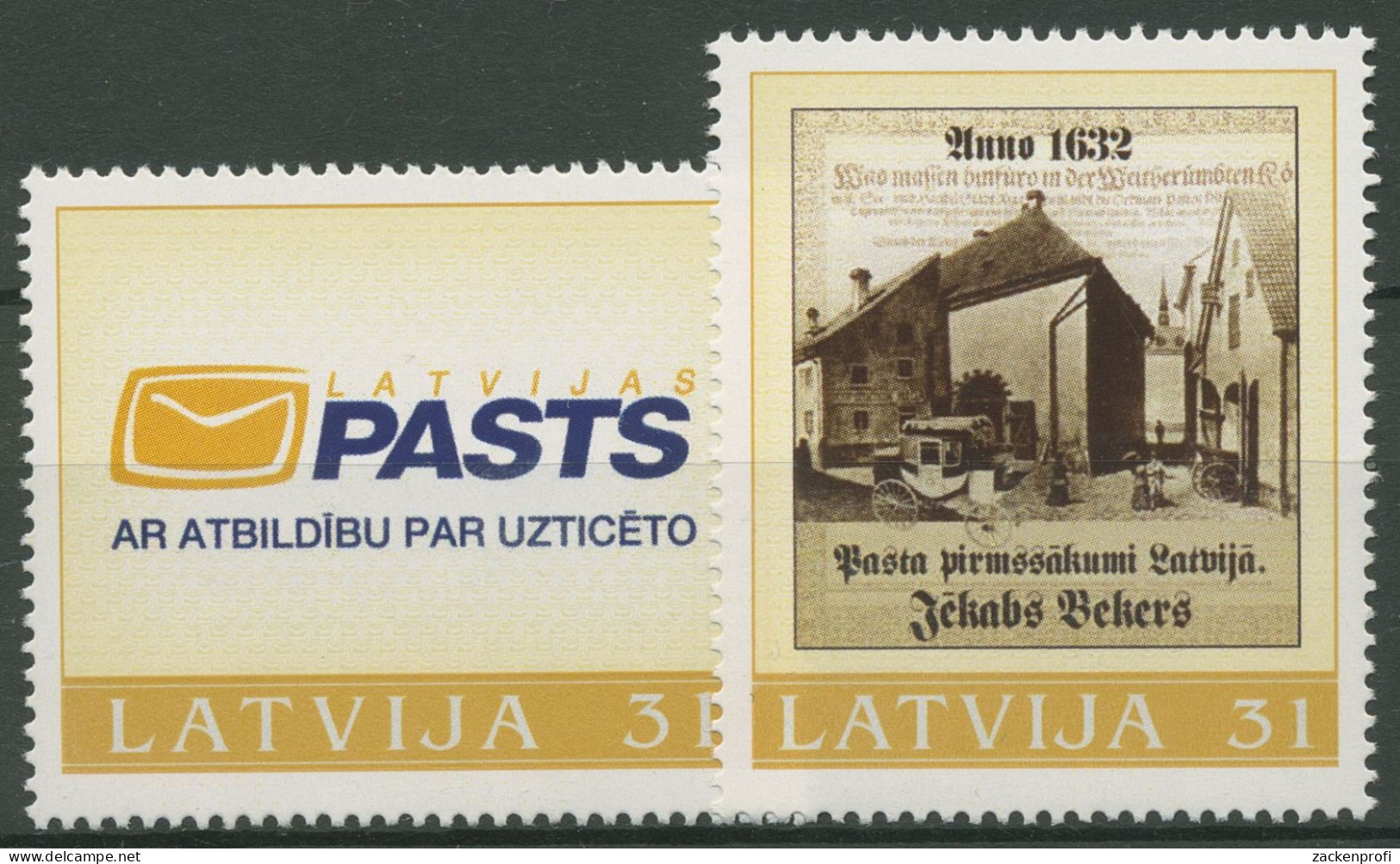Lettland 2006 Meine Marke 676/77 Postfrisch - Lettland