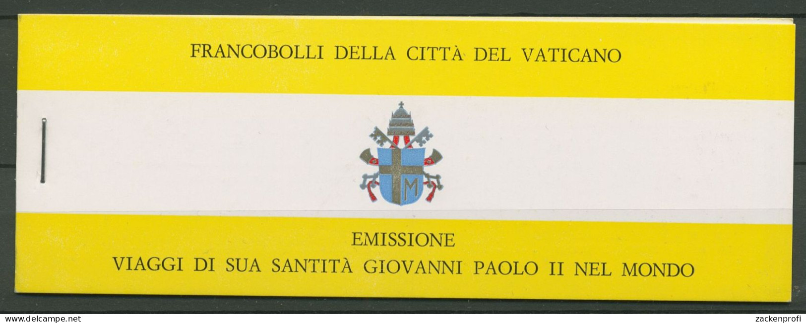 Vatikan 1981 Papst Johannes Paul II. Markenheftchen MH 0-1 Postfrisch (C63118) - Markenheftchen