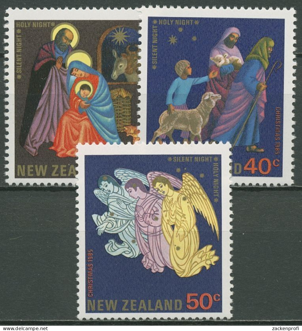 Neuseeland 1985 Weihnachten Krippe Engel 942/44 Postfrisch - Nuovi
