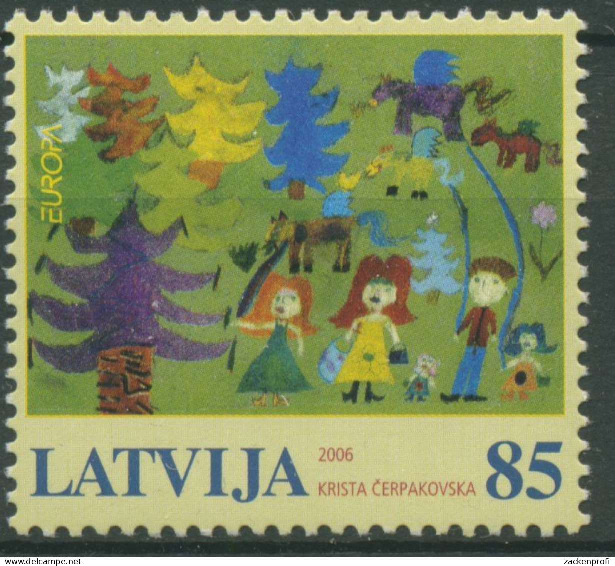 Lettland 2006 Europa CEPT: Intergration 674 Postfrisch - Latvia