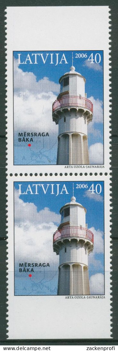 Lettland 2006 Bauwerke Leuchtturm Markgrafen 685 D/D Postfrisch - Lettland