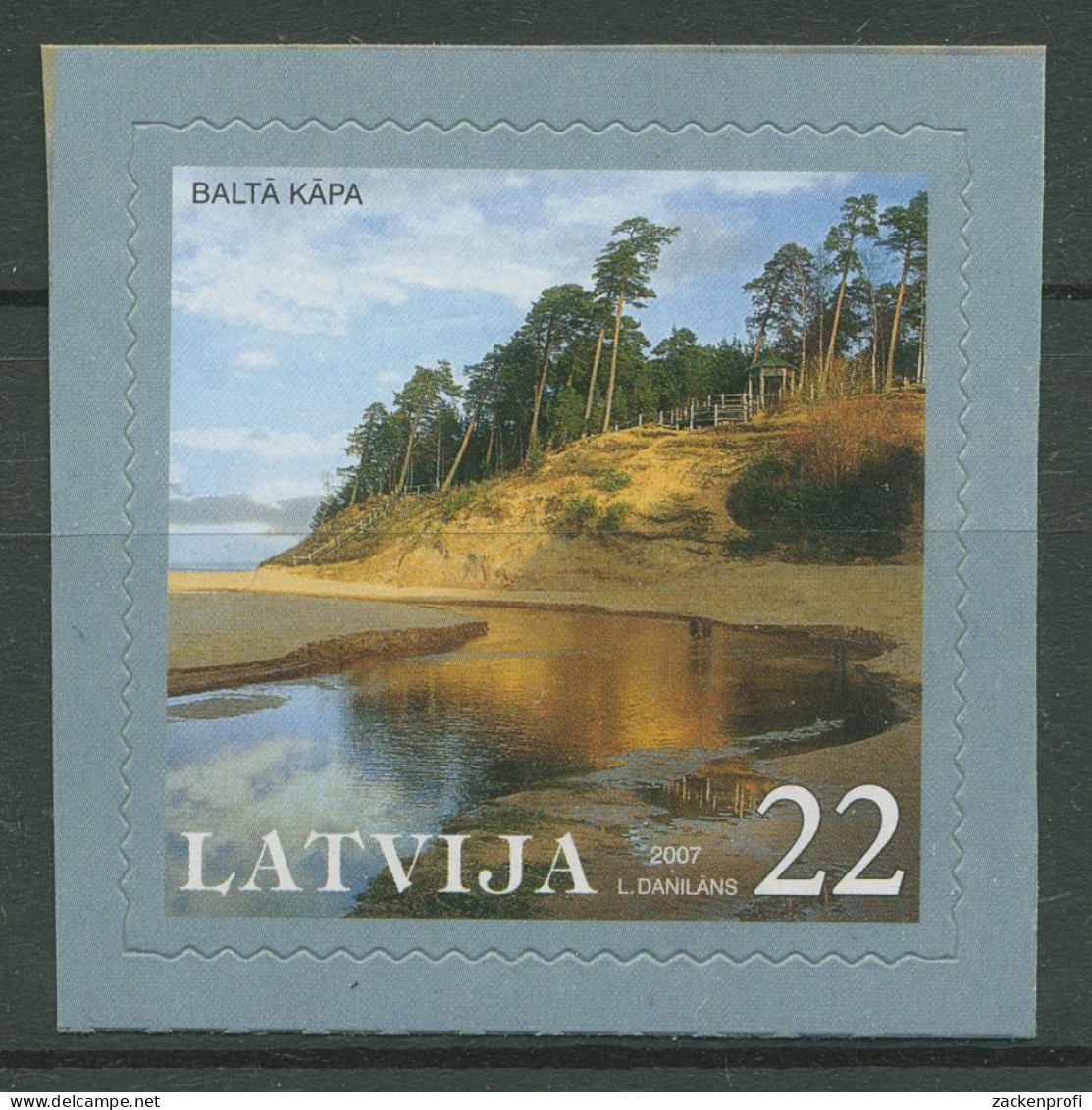 Lettland 2007 Naturdenkmal Weiße Düne Ostsee 698 Postfrisch - Latvia