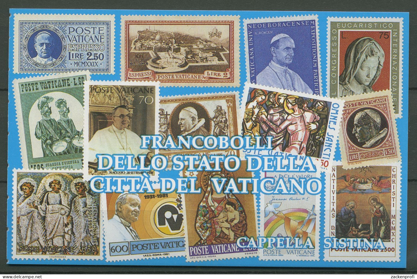 Vatikan 1991 Sixtinische Kapelle Markenheftchen MH 0-3 Postfrisch (C63114) - Postzegelboekjes