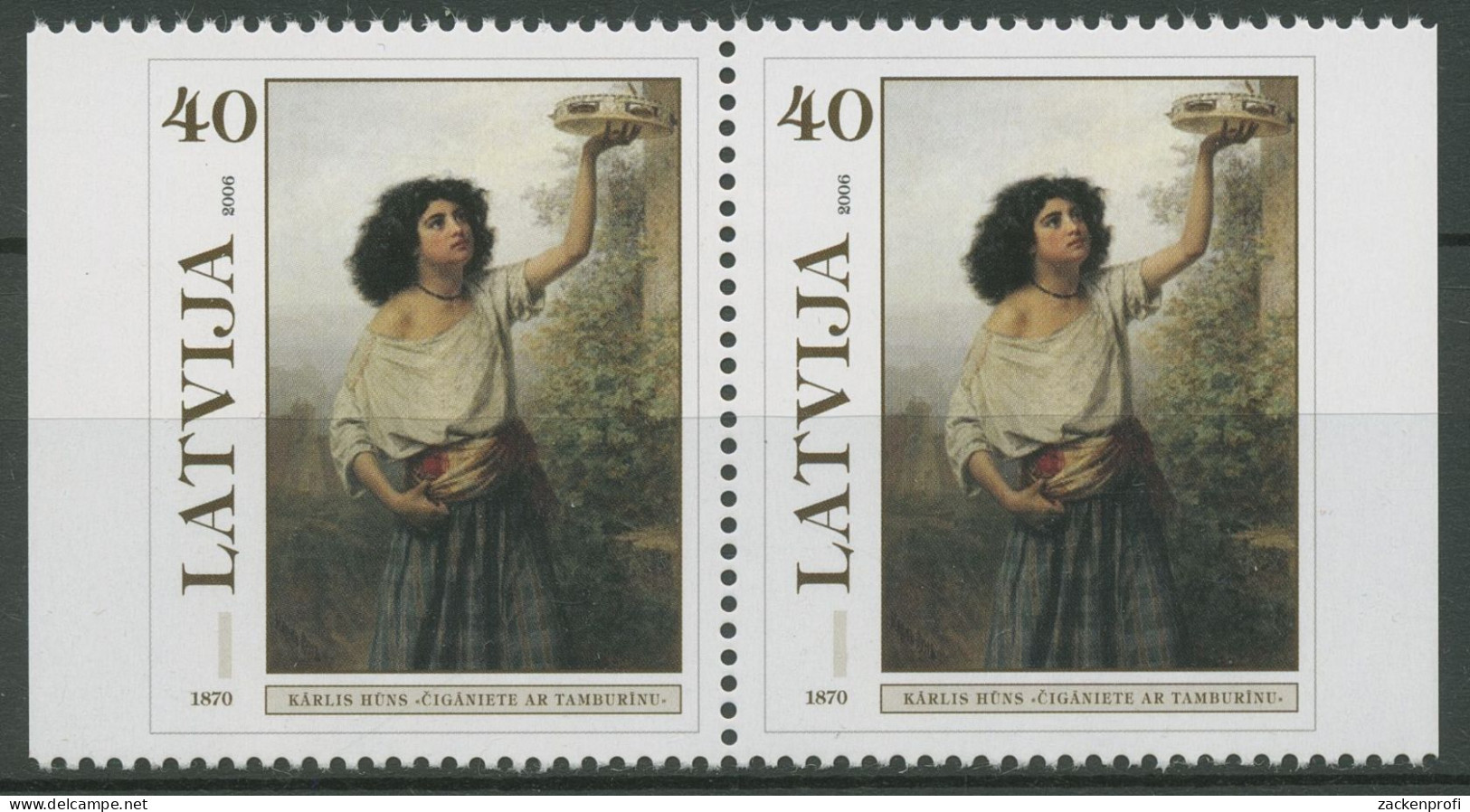 Lettland 2006 Kunst Gemälde 675 D/D Postfrisch - Latvia