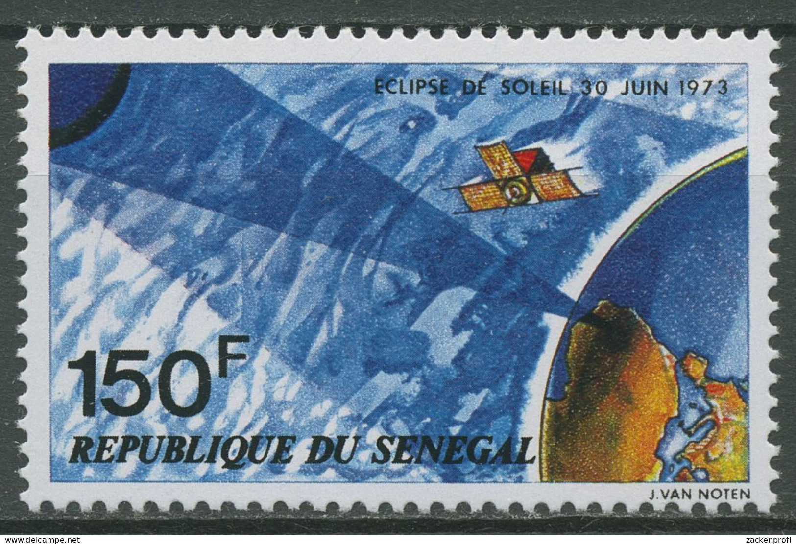 Senegal 1973 Totale Sonnenfinsternis Skylab 523 Postfrisch - Senegal (1960-...)