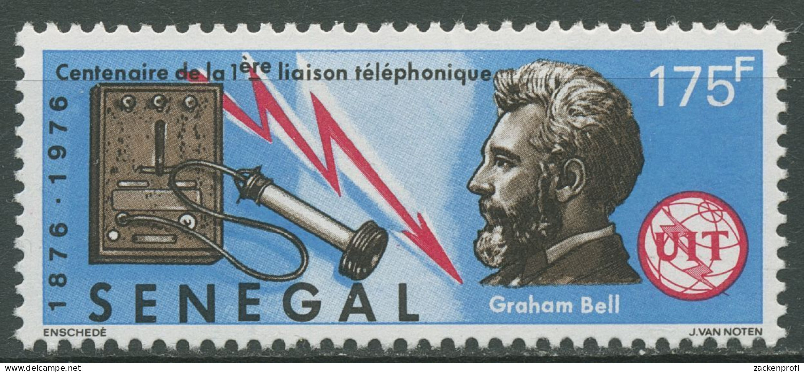 Senegal 1976 100 Jahre Telefon Alexander Graham Bell 590 Postfrisch - Senegal (1960-...)