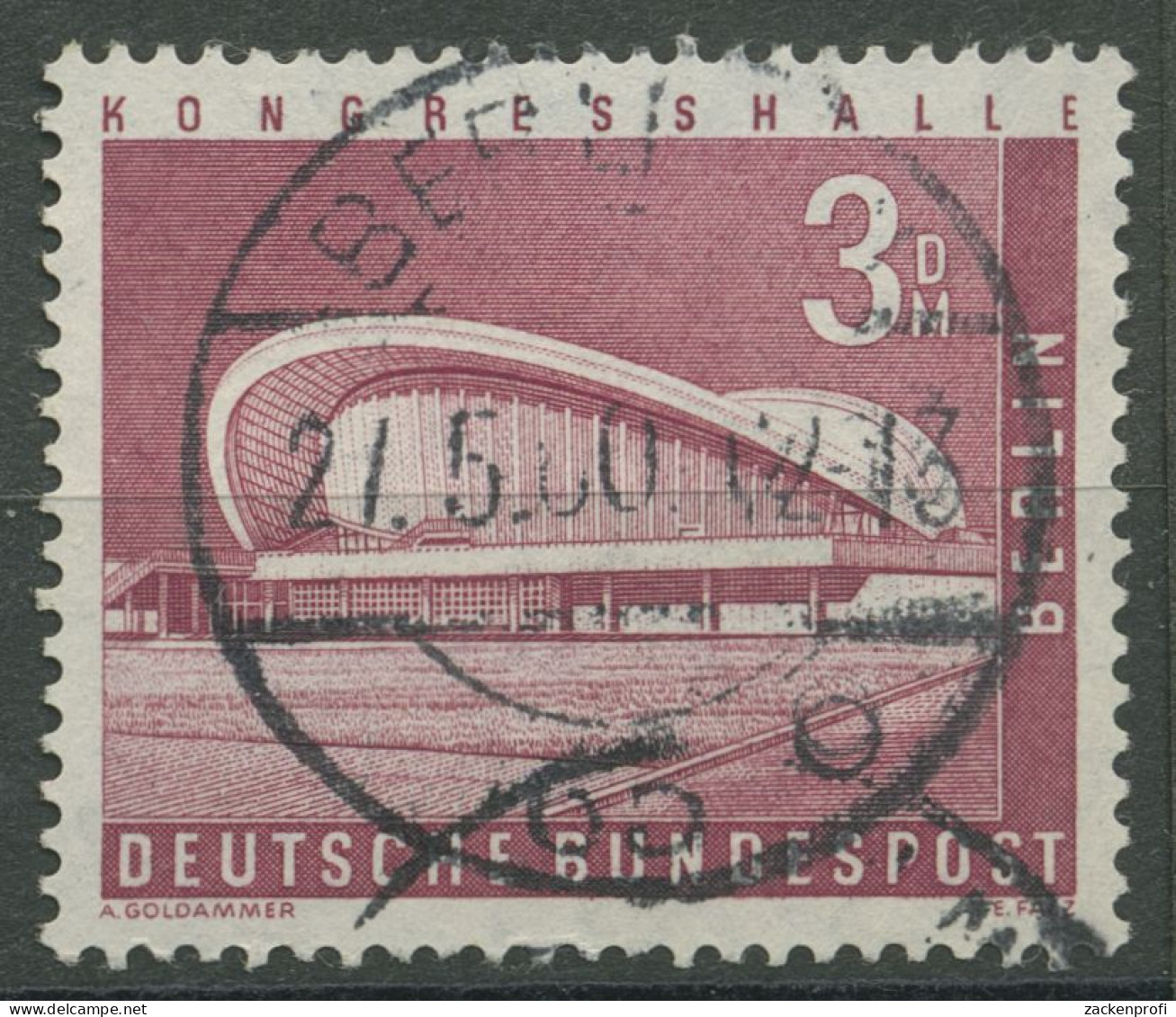 Berlin 1956 Berliner Stadtbilder: Kongresshalle 154 Gestempelt (R80985) - Gebruikt