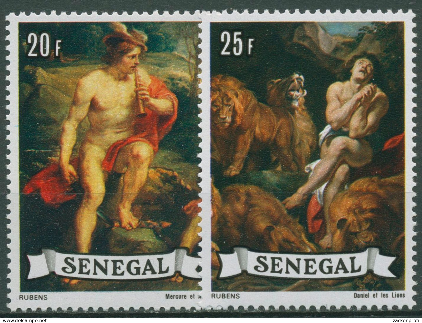 Senegal 1977 Gemälde Von Rubens 641/42 Postfrisch - Sénégal (1960-...)