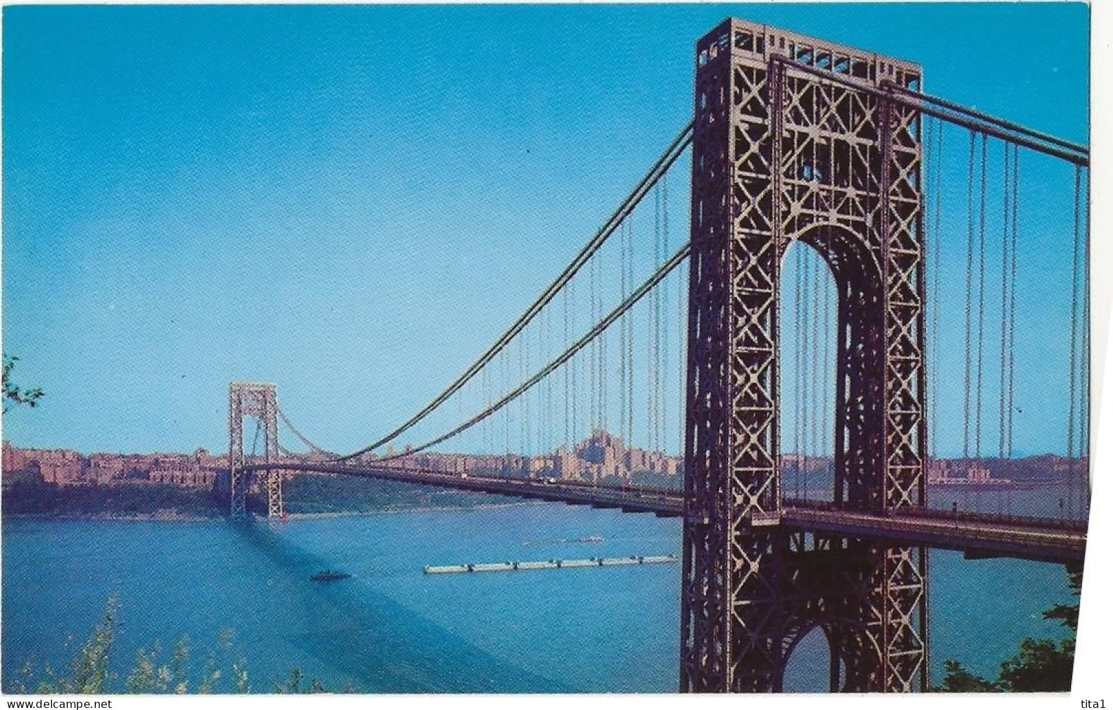 108 - George Washington Bridge - Connects The States Of New Jersey And New York - Empire State Building