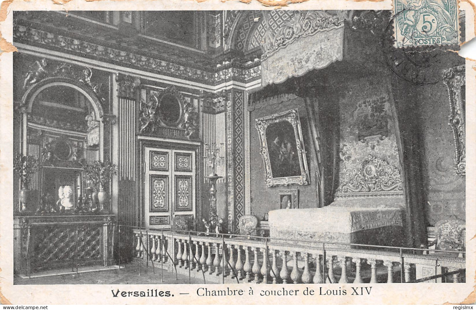 78-VERSAILLES CHAMBRE A COUCHER DE LOUIS XIV-N°T2531-B/0235 - Versailles (Château)