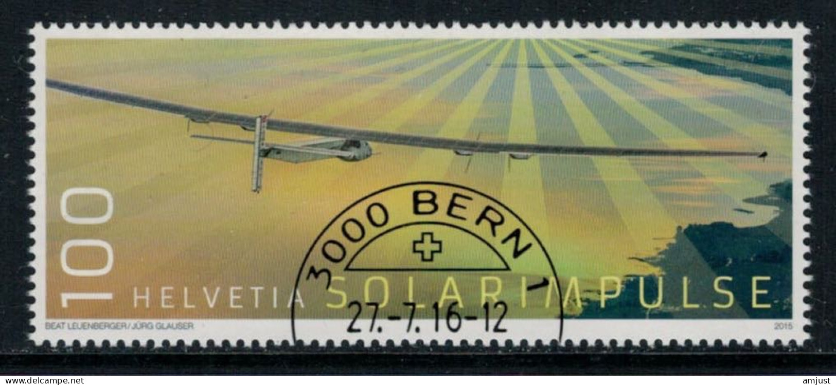 Suisse // Schweiz // Switzerland //  2016  // Solar Impulse No.1601 Oblitéré - Used Stamps