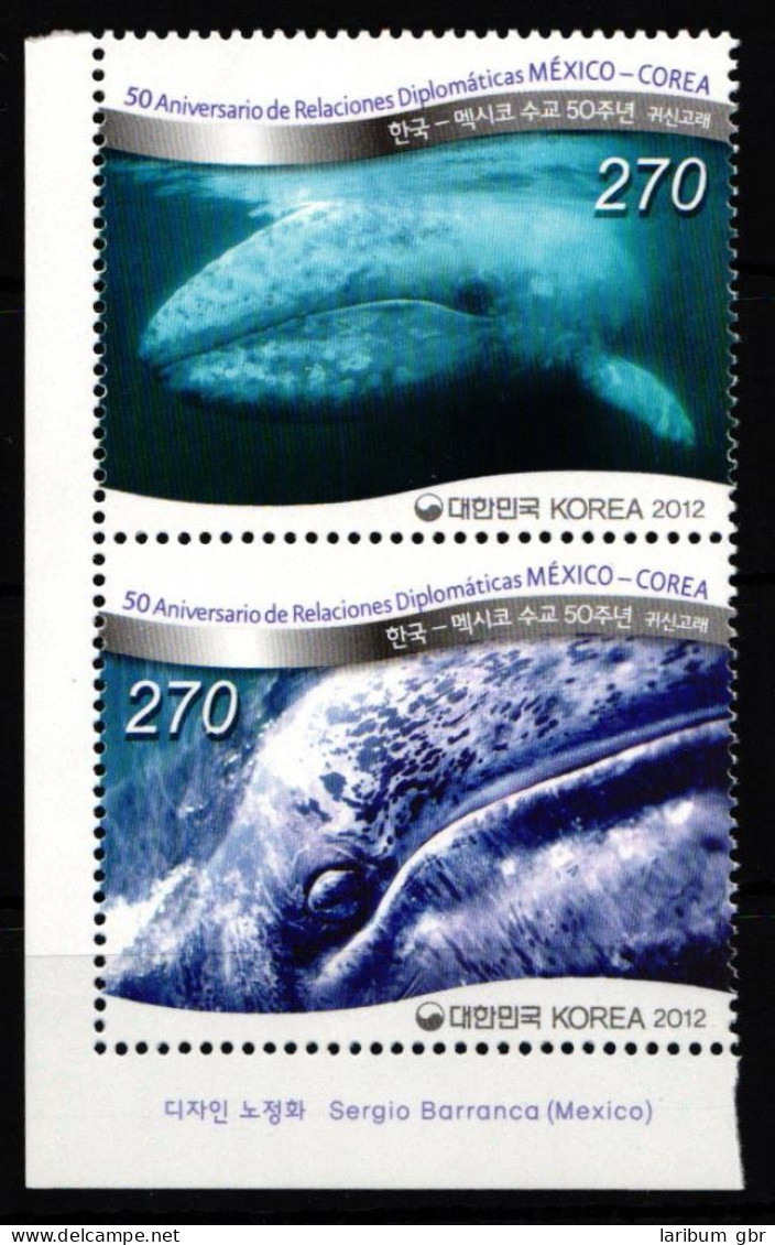 Korea 2855-2856 Postfrisch Paar Tiere Wale #HD507 - Korea (Zuid)