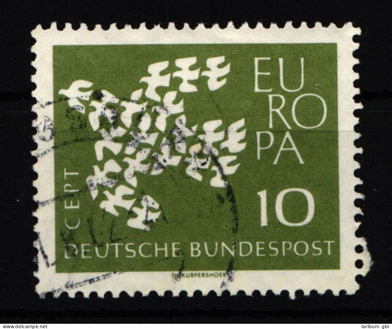 BRD 367 Y PF I Gestempelt Kurzes P In Europa #HM968 - Other & Unclassified