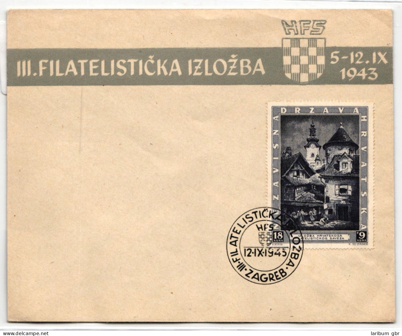 Kroatien 115 Als Ersttagsbrief #HM999 - Croatia