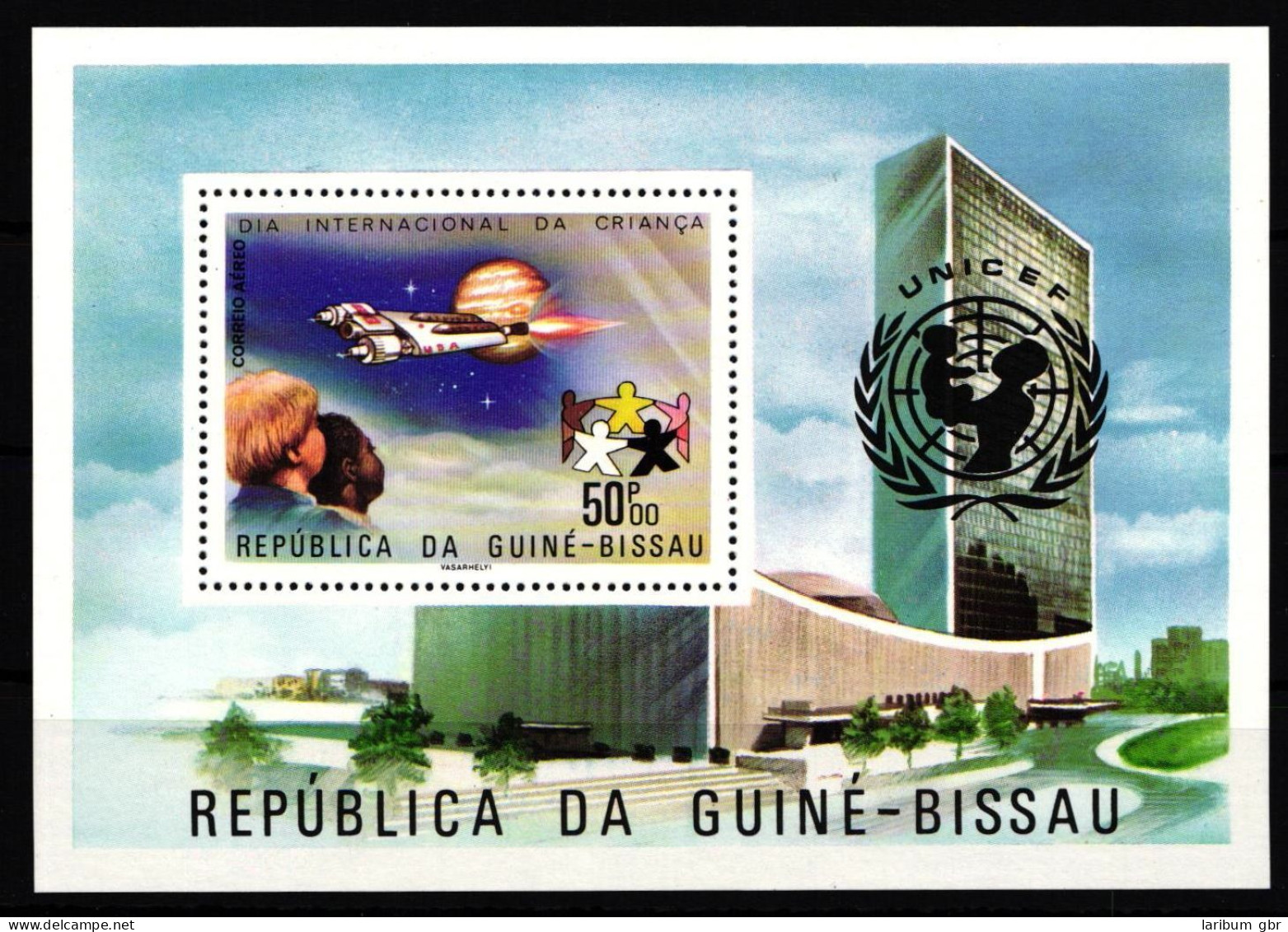 Guinea Bissau Block 140A Mit 528 Postfrisch Jahr Des KIndes #HD612 - Guinée-Bissau
