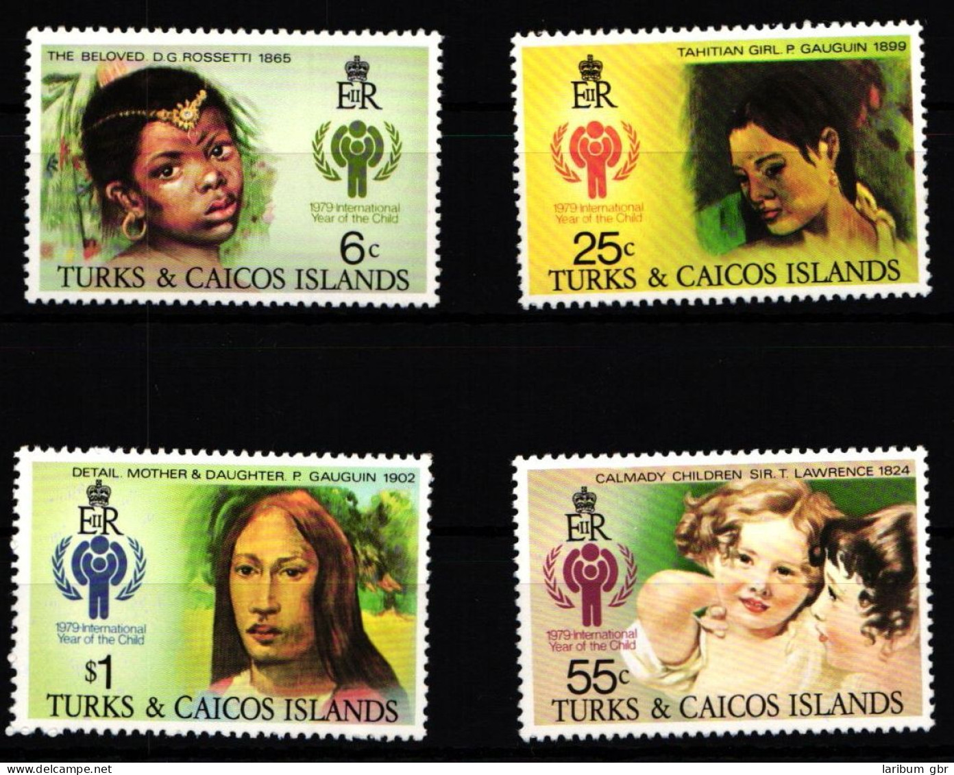 Turks Und Caicos 431-434 Postfrisch Jahr Des KIndes #HD631 - Turks & Caicos (I. Turques Et Caïques)