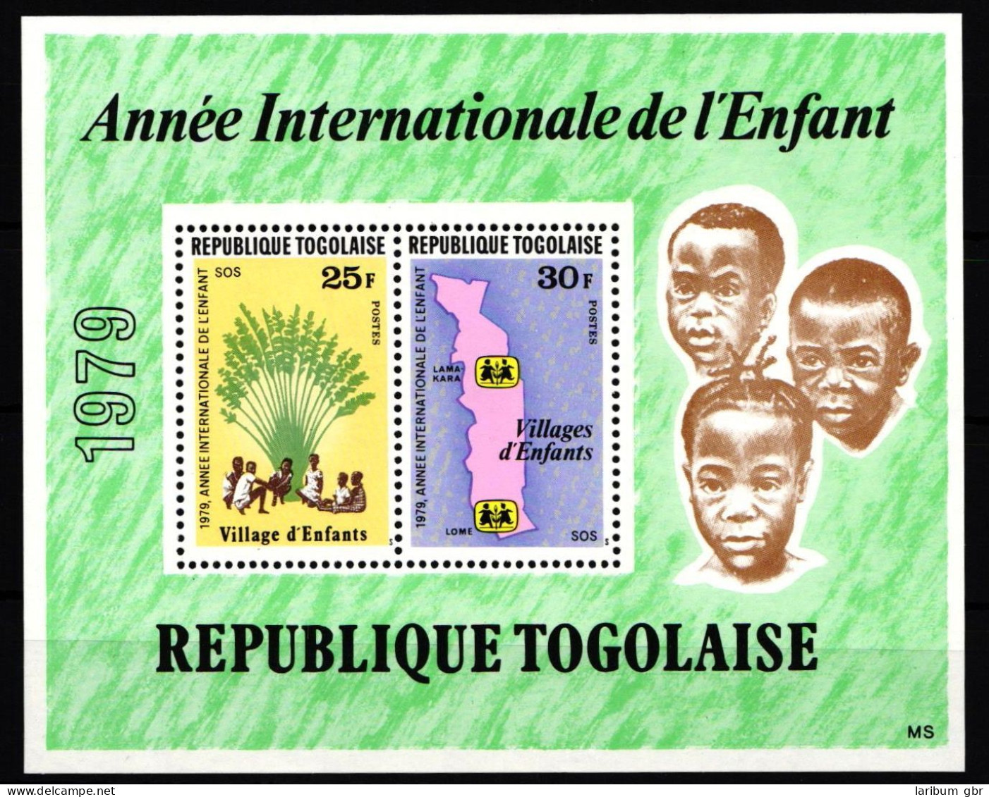 Togo Block 143A Mit 1360IA-1365IA Postfrisch Jahr Des KIndes #HD628 - Togo (1960-...)