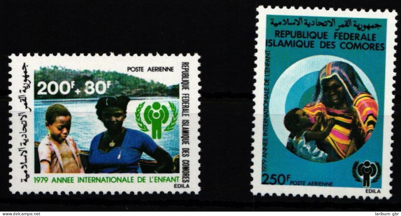 Komoren 566A-567A Postfrisch Jahr Des KIndes #HD540 - Comoros
