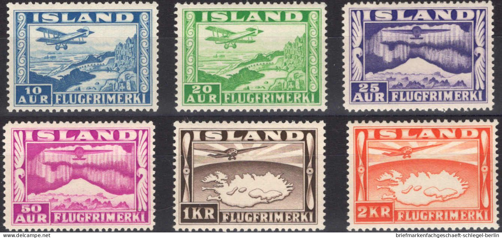 Island, 1934, 175/80, Postfrisch - Otros & Sin Clasificación