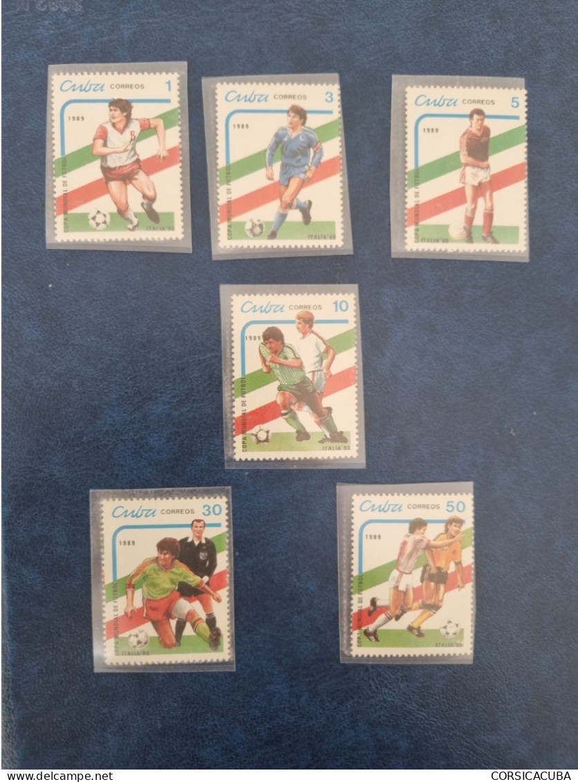 CUBA  NEUF  1989    COPA  MUNDIAL  FUTBOL  ITALIA   //  PARFAIT  ETAT  //  1er  CHOIX  // - Unused Stamps