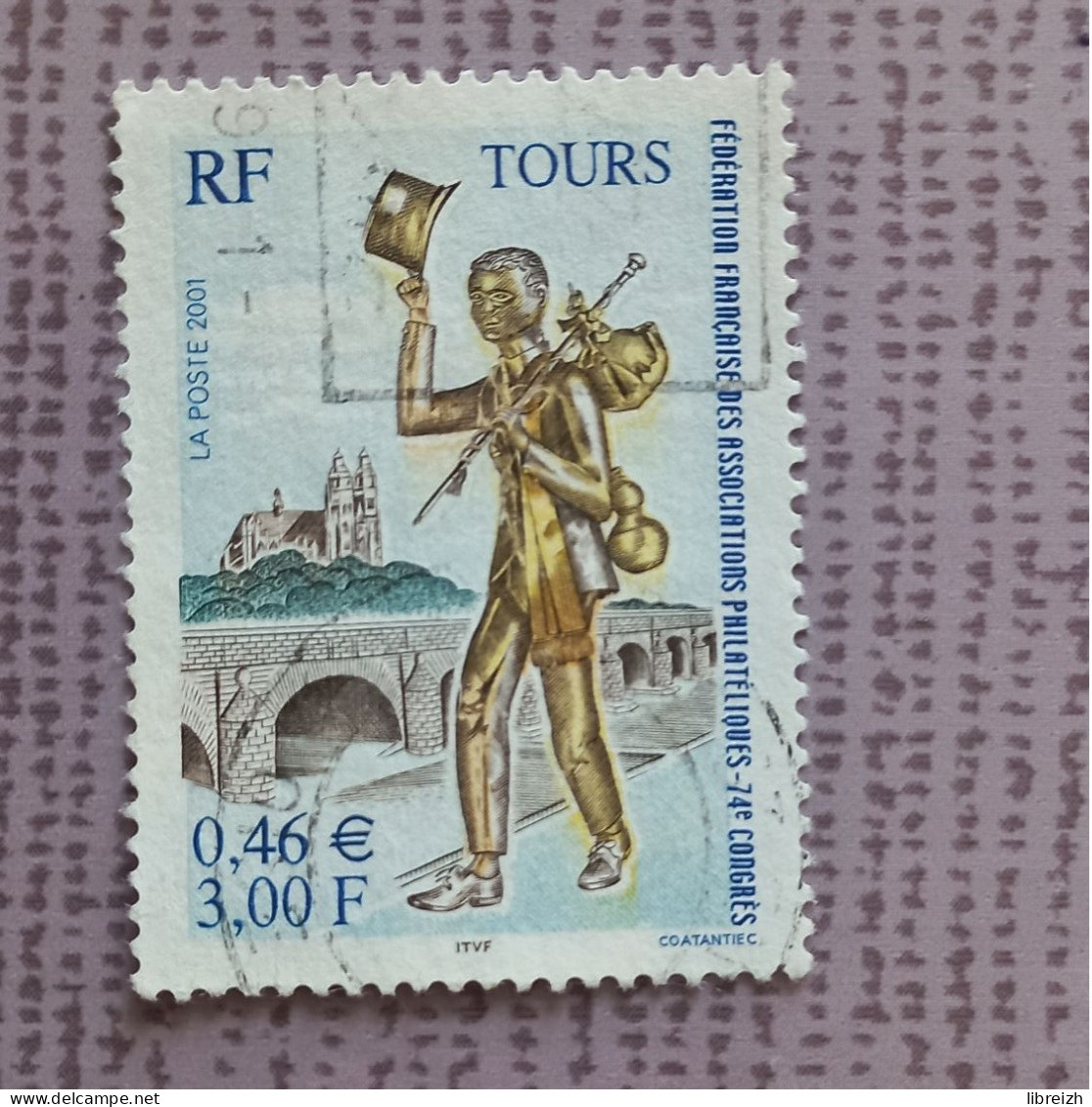 Tours N° 3397  Année 2001 - Used Stamps
