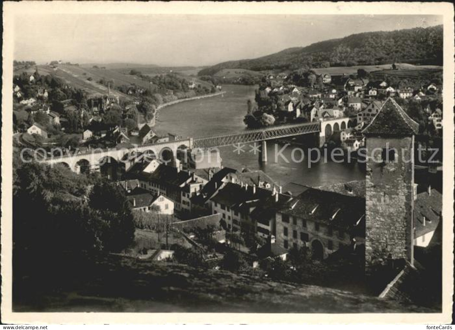 11629836 Schaffhausen SH Turm Rheinbruecke Schaffhausen SH - Andere & Zonder Classificatie