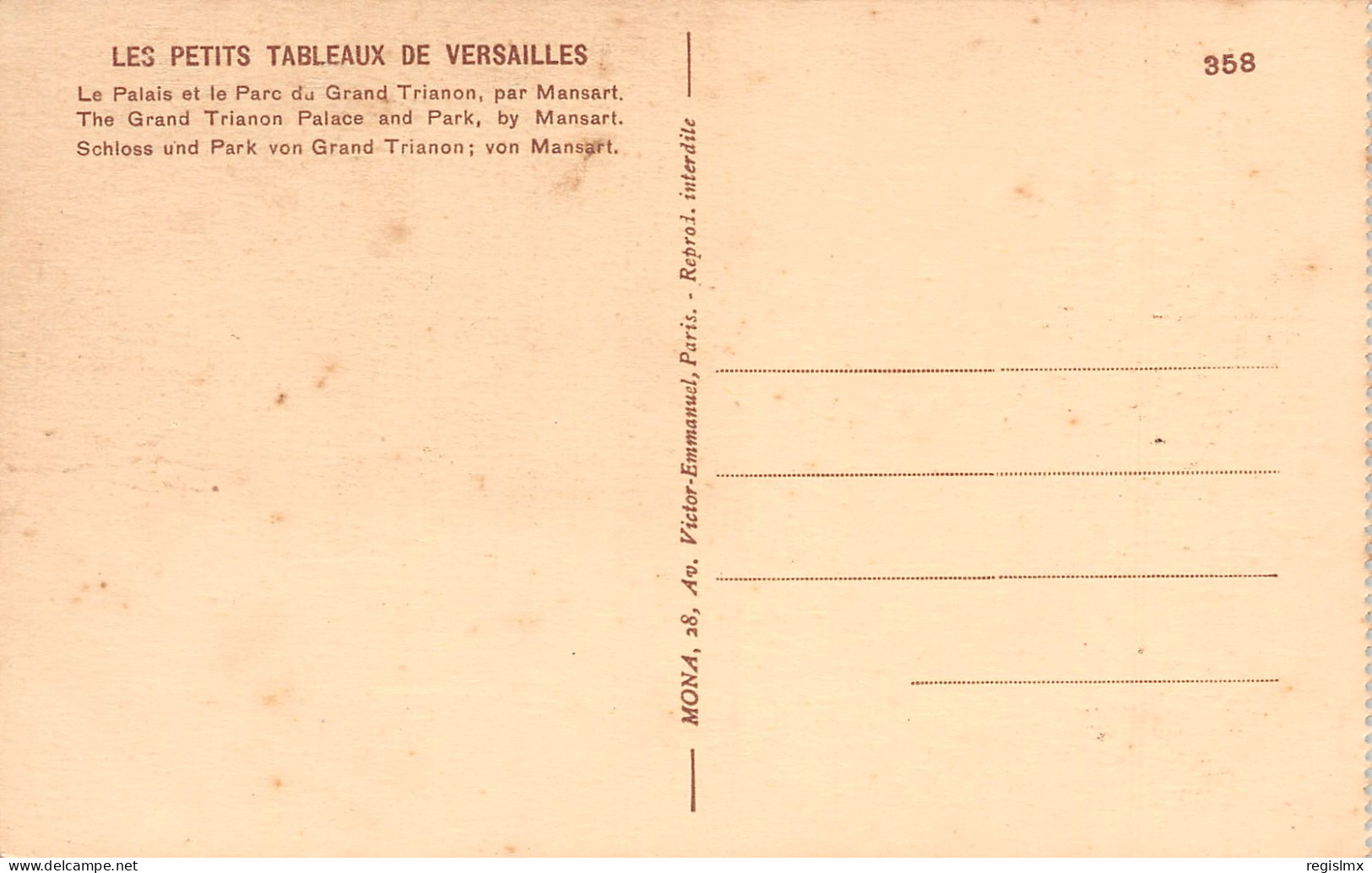 78-VERSAILLES LE PALAIS-N°T2534-E/0217 - Versailles (Château)