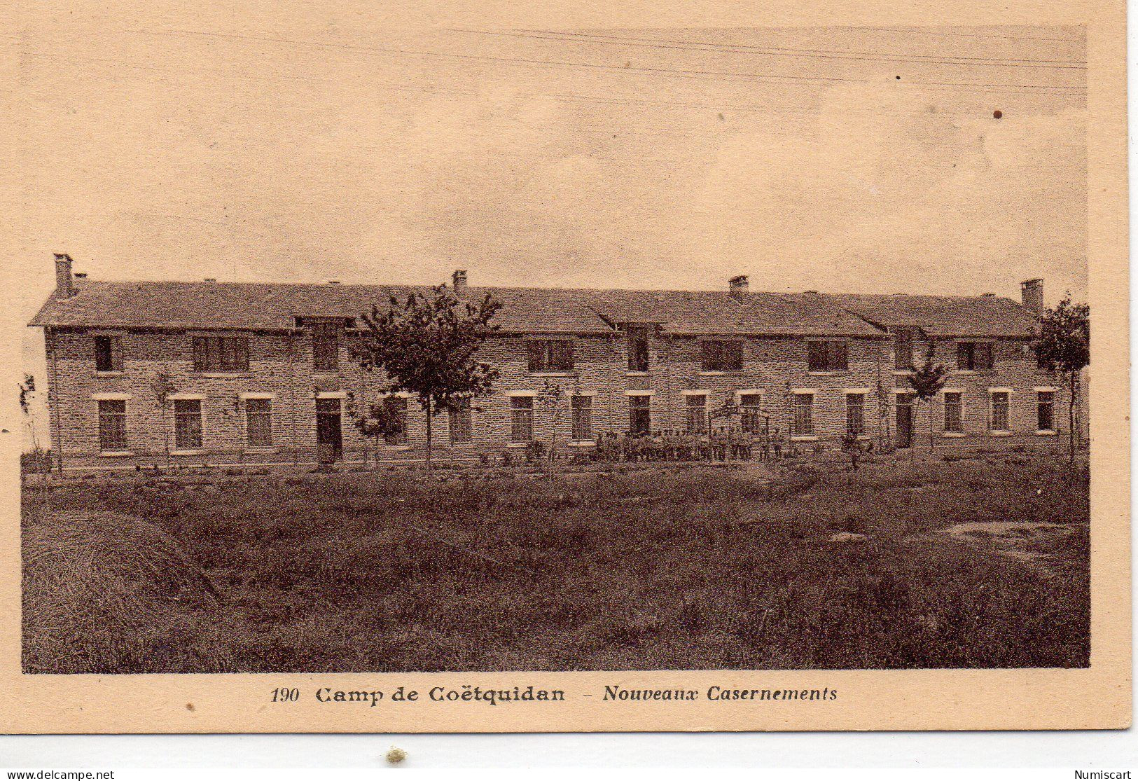 Camp De Coëtquidan Nouveaux Casernements Militaria - Guer Coetquidan