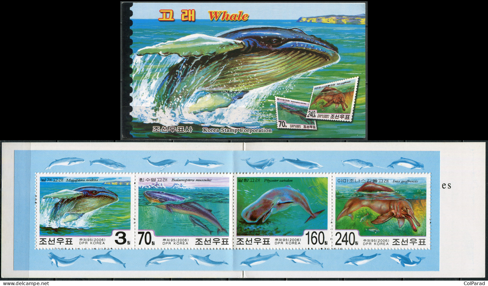 NORTH KOREA - 2006 -  STAMPPACK MNH ** - Whales And Dolphins - Corée Du Nord