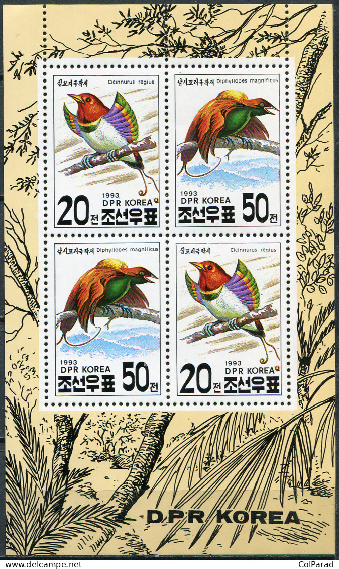 NORTH KOREA - 1993 - SOUVENIR SHEET MNH ** - Birds - Corée Du Nord