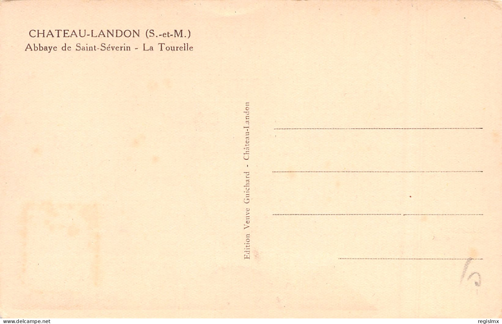 77-CHATEAU LANDON-N°T2534-G/0097 - Chateau Landon