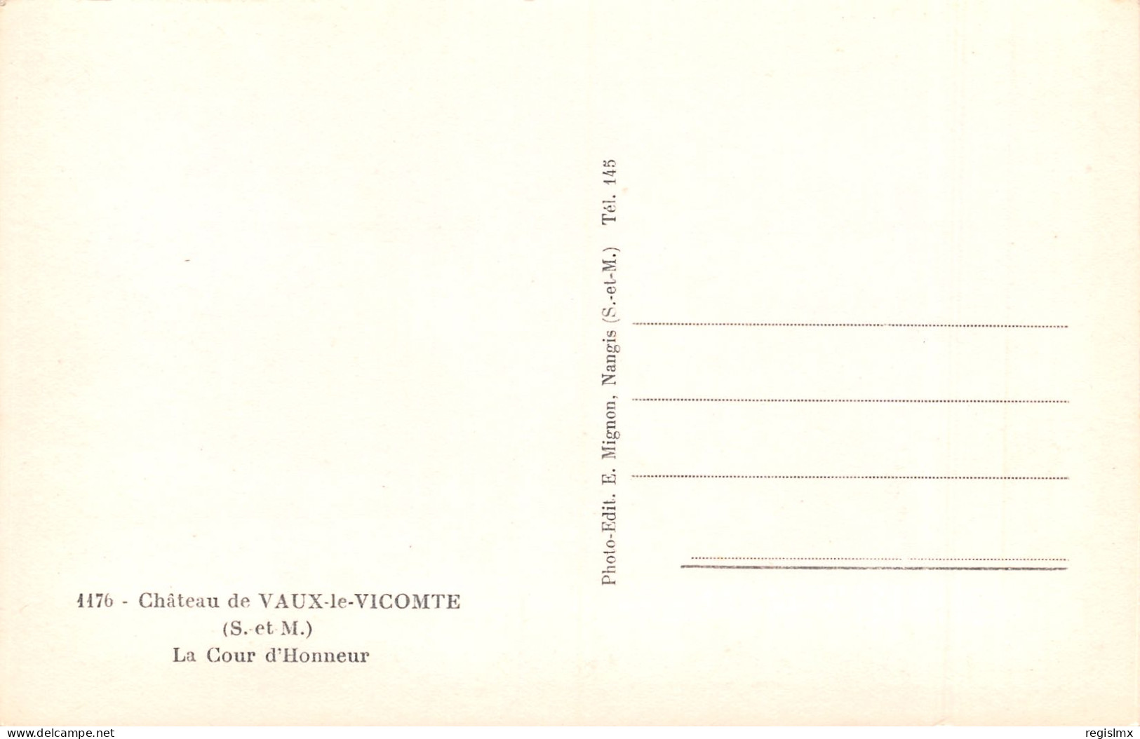 77-VAUX LE VICOMTE-N°T2534-F/0087 - Vaux Le Vicomte