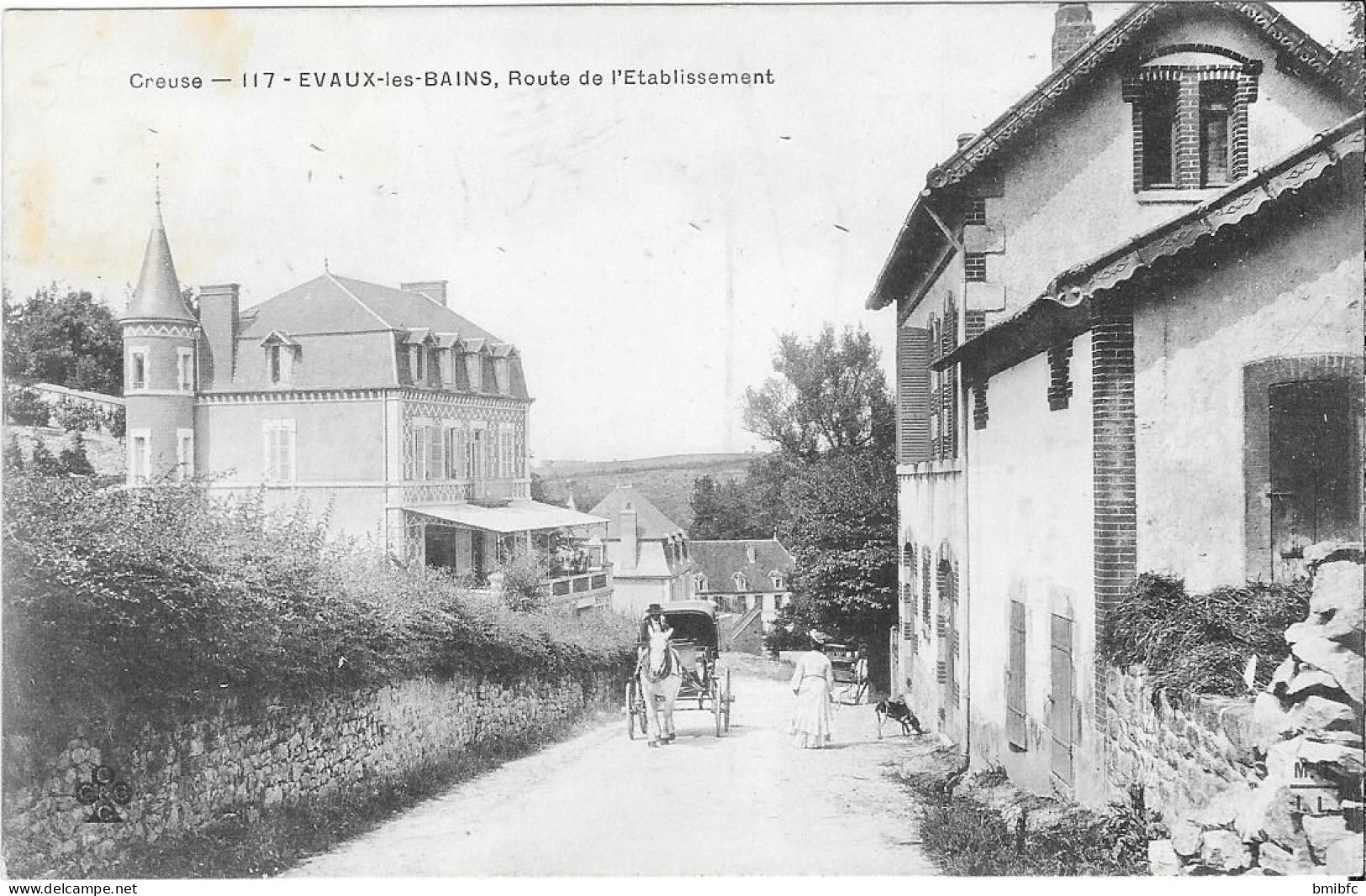 EVAUX-les-BAINS - Route De L'Etablissement - Evaux Les Bains