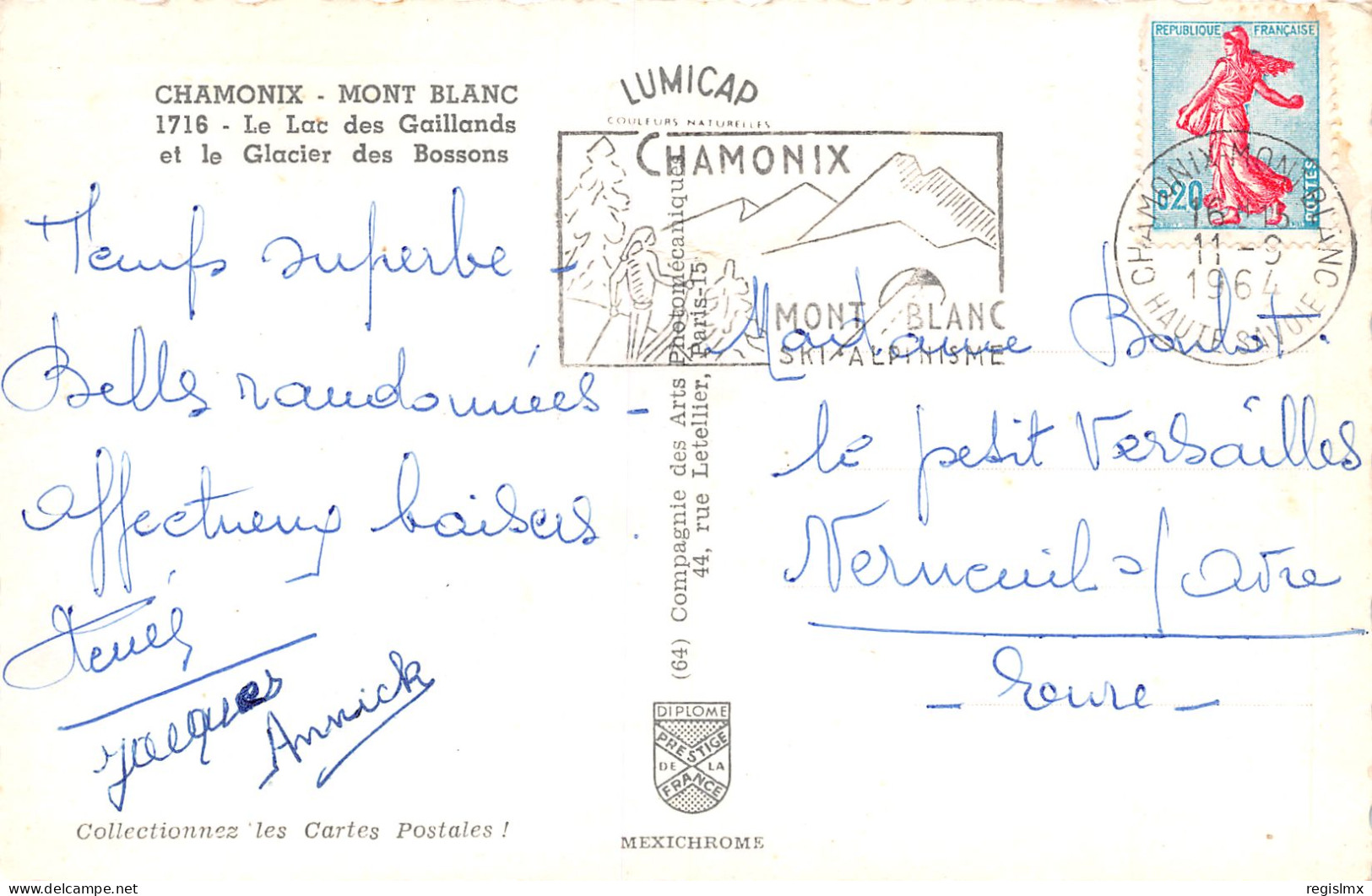 74-CHAMONIX MONT BLANC-N°T2535-E/0051 - Chamonix-Mont-Blanc
