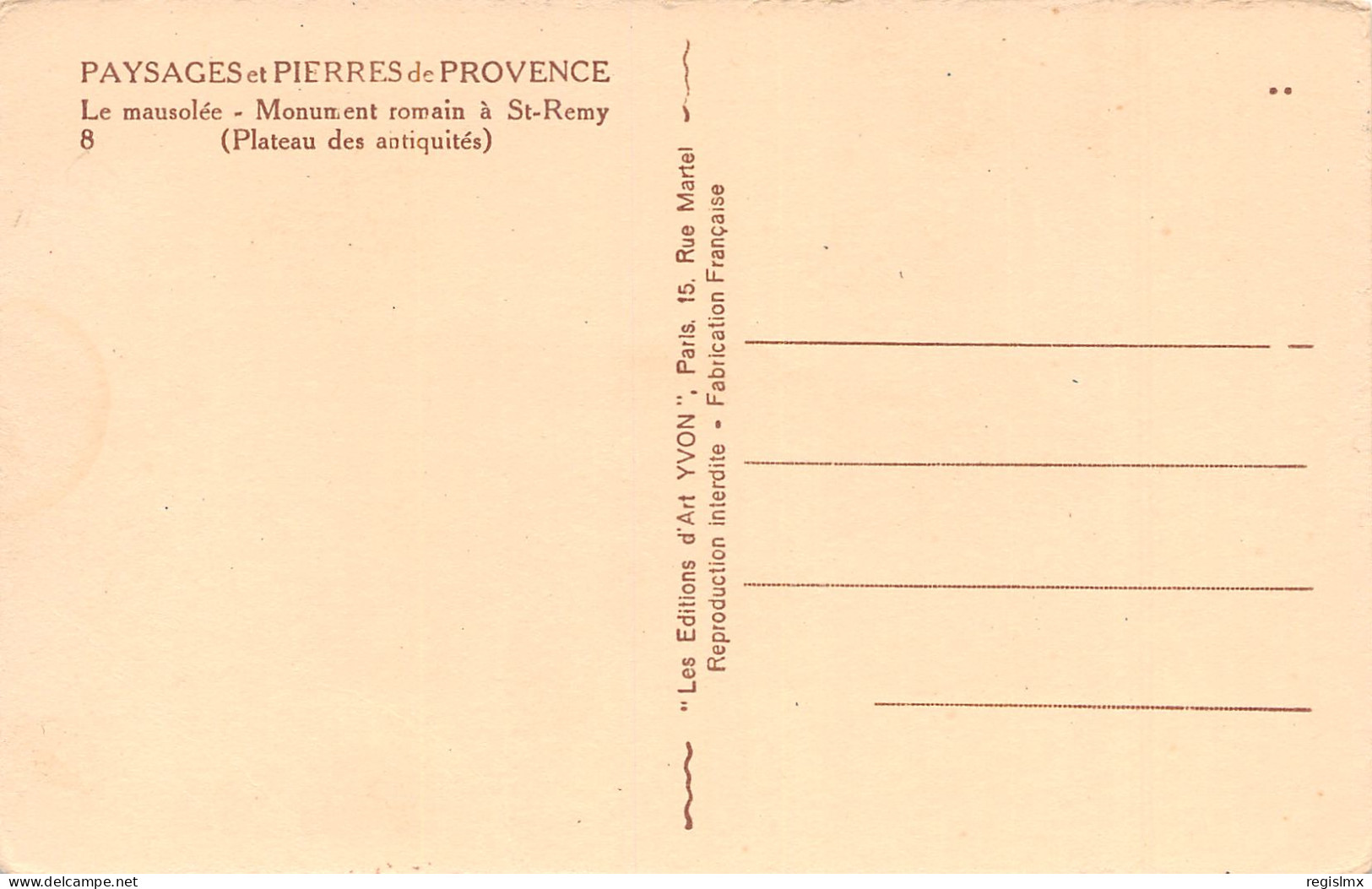13-SAINT REMY DE PROVENCE-N°T2535-E/0323 - Saint-Remy-de-Provence