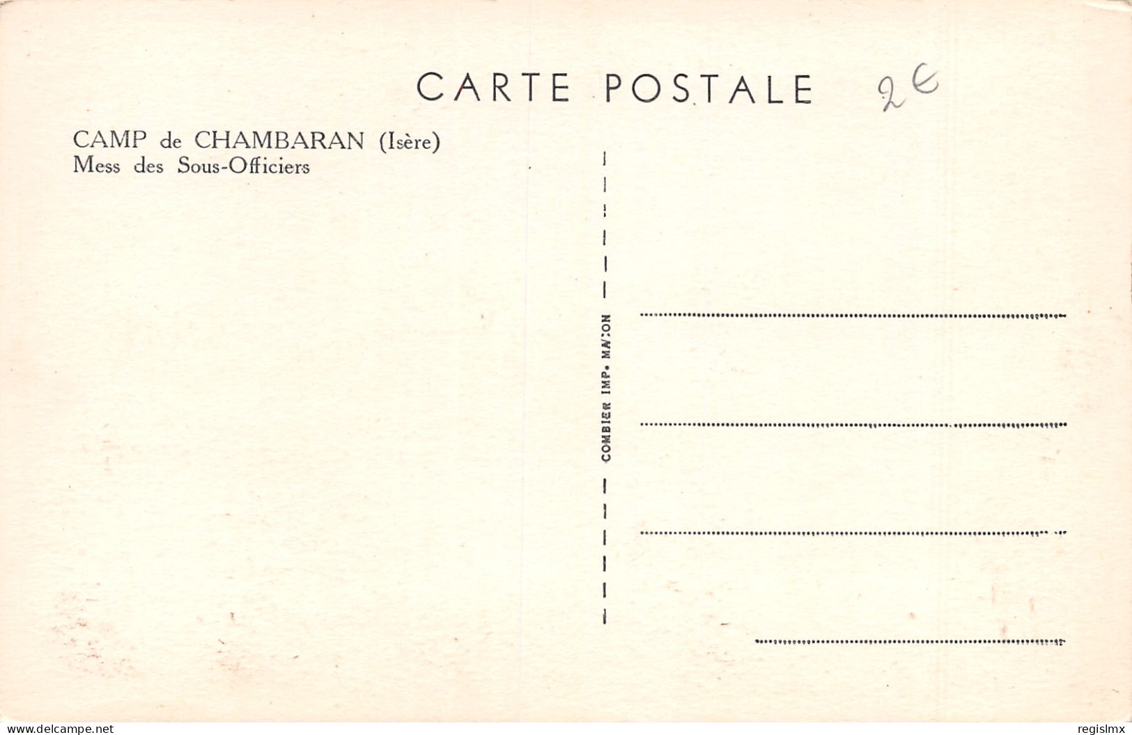 38-VIRIVILLE CAMP DE CHAMBARAN-N°T2535-H/0391 - Viriville